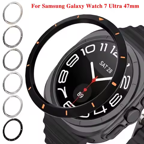 PC Bezel Ring For Samsung Galaxy Watch 7 Ultra 47mm Protector Case Cover For Galaxy Watch Ultra Prot