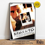 Memento Poster Movie Hidden Horror By Director Christopher Nolan 13x19 Inch Image Photo Frame