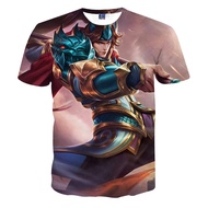 Game Mobile Legends 3D Printed T-Shirt Unisex Cosplay Costume Tops Tees