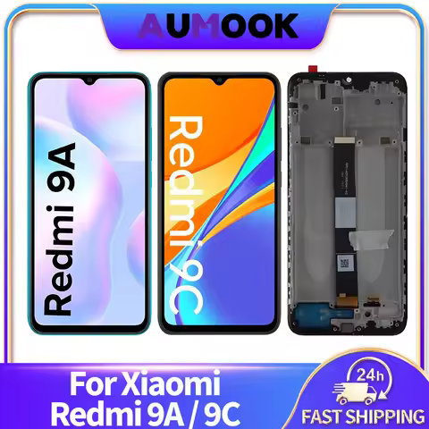 6.53" IPS LCD For Xiaomi Redmi 9A 9C LCD Display Touch Screen Digitizer Assembly M2006C3LG M2006C3MG