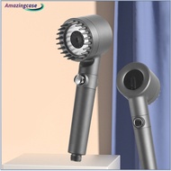 AMAZ Multi-functional Massage Shower 3 Water Release Modes And Scalp Massage Functions High Pressure Shower Head