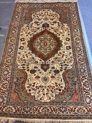 Luxury Turkish Hand Knotted Wool Rug 4.5x7 ft (150x240cm) | Premium Fine Quality Carpet | Wool on Co