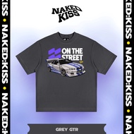 NakedKiss DARKGREY GTR T-Shirt - Regular Fit - NAKEDKISS TSHIRT
