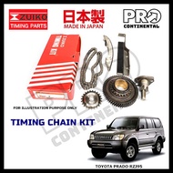 ZUIKO JAPAN TOYOTA LAND CRUISER PRADO RZJ95 3RZ-FE TIMING CHAIN KIT SET