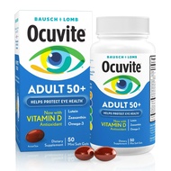 Bausch + Lomb Ocuvite Eye Health Vitamin 50mini soft gels. วิตามินบำรุงสาย