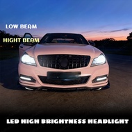 FOR Mercedes W204 C-Class 6500k White Canbus LED Headlight H7 H8 H11 T10 Fog Light Bulb Error Free D