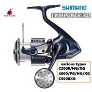 Shimano 21' Twin Power XD various types C3000/4000/C5000/PG/HG/XG【direct from Japan】【made in Japan】(STELLA STRADIC TWIN POWER SW NASCI SALTIGA CERTATE CALDIA LUVIAS  Offshore Fishing Boat Shore Fishing Jigging Casting Reel Lure Fishing Casting Bait Reel