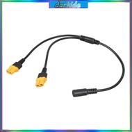 Dark 39Cm XT60 Female to DC5 5X2 1Mm Female Power Cable for Remote Models Solar Devices