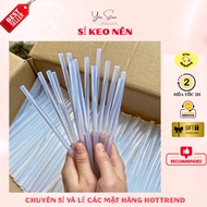 Wholesale 1 KG Good Quality Silicone Candle Glue Small Size 7mm x 26cm Used to Make Flowers, Handmad