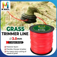 [1 Roll] Hitz Nylon Grass Trimmer Line Grass Cutter / Tali Mesin Rumput (3.0mm x 1.5kg)