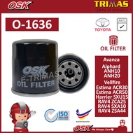 OSK Oil Filter Toyota Avanza Alphard ANH10 ANH20 Vellfire Estima ACR30 ACR50 RAV4 SXA10 ZCA25 ZSA44 
