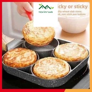 Square pan with 4 non-stick compartments 21x8cm, ideal for convenient cooking and baking.