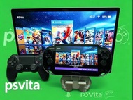 新淨 PSV 1006 黑色  升级版 128g咭 OLED高清屏幕 配全能模擬器 月光寶盒 psv psvita psvtv