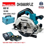 Makita DHS600RFJ 165mm 18V Battery Circular Saw Combo (Body, 2 3.0Ah Batteries, Fast Charging, Barre