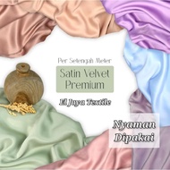 Premium Velvet Satin Fabric Satin Fabric/s by the Meter Bridesmaid Fabric/s Lining Fabric/s Velvet S