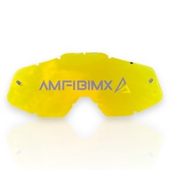 GOOGLE LENS MOTOCROSS GLASSES 100 PERCENT - RED LENS