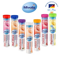 [German Goods] Mivolis effervescent tablets 20 German tablets Mivolis effervescent vitamins, all fla