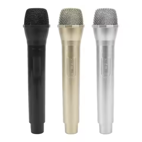 Prop Microphone for Karaoke Dance Shows Practice Microphone Prop for Karaoke studio microphone