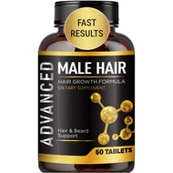 Hair Growth Vitamins For Men-Anti Hair Loss Support Vitamins Pills & Dht Blocker For Men.Regrow Hair