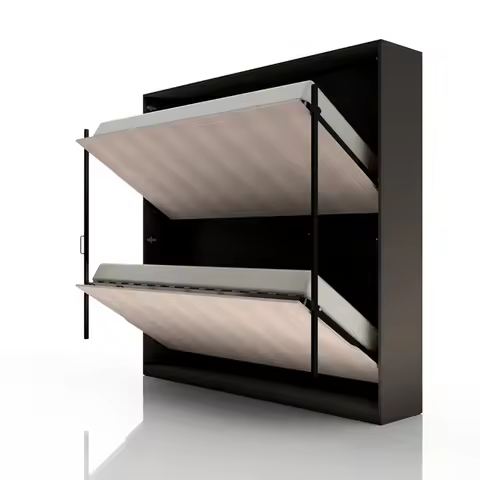 New Design Manual Horizontal Folding Space Saving Murphy Bed Hardware Kit Bunk Wall Bed Mechanism