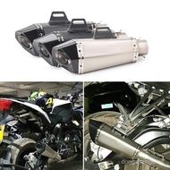 51mm Inlet Motorcycle Exhaust R11 Muffler with DB killer R25 Z400 Z900 MT07 ninja650 Z750 mt03 R6