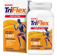GNC TriFlex Fast-Acting 加強型速效關節維護葡萄糖胺 5合1速效特強配方 (120粒) [平行進口] (EXP 2028/2029年)