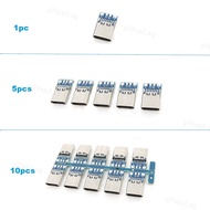 Usb-c 3.1 Type C female Connector 4 Pin Test Adapter Connector Socket For Data Line Wire Cable Transfer  SG7B2
