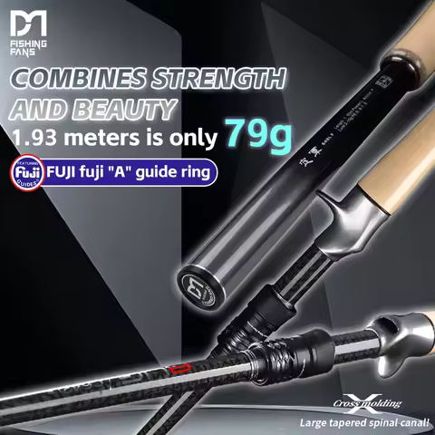 FISHINGFANS AUG L ML M TORAY T1100 Blank FUJI Alconite SIC Tip guide 4 Axis Cross Carbon AAA cork Ca