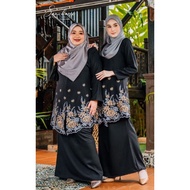 [S-5XL] Baju Kurung Sulam Qaseh Kurung Ala Kebaya Kain Ironless Ready Stock 🎯 Baju Kurung Kebaya 3XL 4XL 5XL Raya 2023.