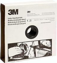 3M Utility Cloth Roll 314D, Aluminum Oxide, 1-1/2" Width x 20 yds Length, P150 Grit, Maroon (Pack of