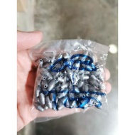 TIMAH/BATU LADUNG PANCING SAIZ 1 (100 biji)