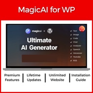 MagicAI for WordPress - AI Text, Image, Chat, Code, and Voice Generator [Latest + Unlimited Use]