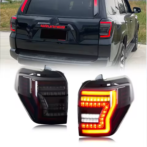 LED Tail Lights for Toyota 4Runner 2010-2024 5th Gen TRD SR5 Sequential Turn Signal Rear Lamps Assem