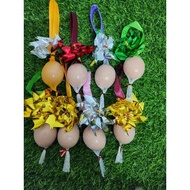 DIY 50 Pcs Bunga Telur Hanging Egg Flower Metal Stand For Wedding/Souvenir Doorgirft Khawin/Bunga Te