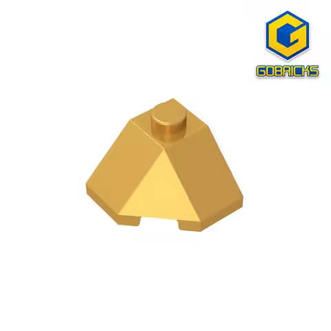 Gobricks GDS-802 ROOF TILE 2X2X1 45 DEGR.-BOT.45DEGR. compatible with lego 13548 children's DIY Educ