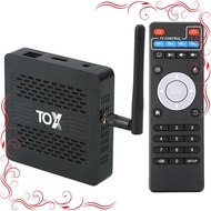 TOX3 Smart TV Box Android 11 4GB 32GB Amlogic S905X4 Wifi 1000M BT 4K Media Player Set Top Box Suppo