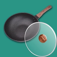 Stone Wok Non-Stick Pan Multi-Functional Household Wok Pan Frying Pan Gas Induction Cooker General Cookwa