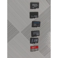 Formatted micro SD 2gb memory card