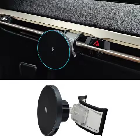 For BMW X1 X2 IX1 IX2 IX 2023 2024 2025 2026 Phone Wireless Charger 15W Magnetic Mount Holder Stand 