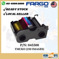 Fargo Ribbon P/N 045500 DTC1250e Color Ribbon - YMCKO (250 Images) 45500