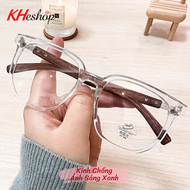 Gọng Kính cận form vuông to basic mộc mạc chân vân gỗ đủ màu sắc có thể thay tròng mã Y68117