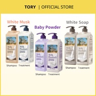 [ Milk Baobab]Milk baobab Hair Shampoo/Treatment 1000ml (White Musk/Baby Powder/White Soap)3type Sce