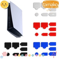 TAMAKO Anti-dust Jacks, Dustproof Silicone Console Dust Plug, Replacement Gaming Accessories Durable Dust Cover for PlayStation 5/PS5