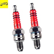 Homyl Pack of 2 Spark Plug A7TC A7TJC 3 Electrode for GY6 50cc-125cc Moped Scooter ATV Quads