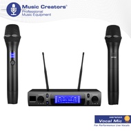 Professional Wireless Microphone System Portable Handheld Microphone Infrared FM Metal Karaoke