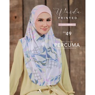 WARDA PRINTED AS HIJAB BY ALIF SYUKRI (BUY 2 FREE LIPMATTE)