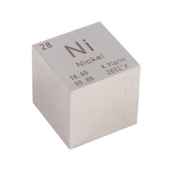 【AiBi Home】-Nickel 1Inch Metal Density Square - 99.6% Pure Elements for Chemistry - Periodic Table Design for Scientific , Education Easy to Use