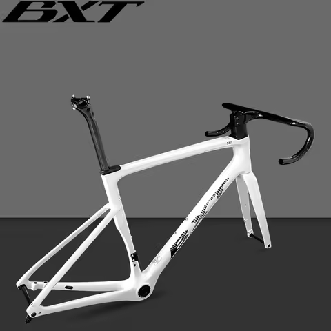 BXT Carbon fiber Road frame model-115 Carbon Disc Brake Road Frameset Fit for Derailleur Mechanical&