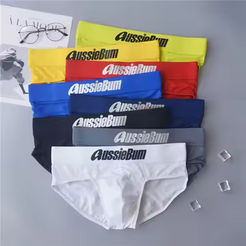 Aussiebum Men Underwear Briefs Swimwear Slip Triangle Low Rise Capsular Elasticity Body Bag Hugging 