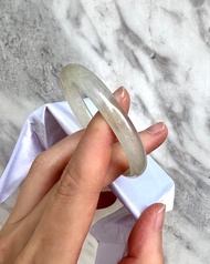 冰玻種 天然翡翠 緬甸翡翠 A玉 玉鐲 • 冰玻種芽黃貴妃鐲